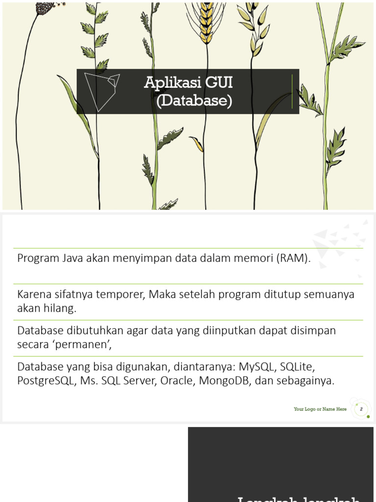 Pert 13 aplikasi gui database full pdf
