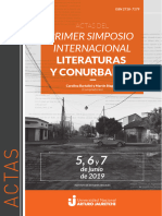 Actas Primer Simposio Internacional Literaturas y Conurbanos