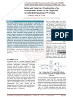 Design Simulation and Hardware Construction of an Arduino Microcontroller Based DC DC High Side Buck Converter for Standalone PV System