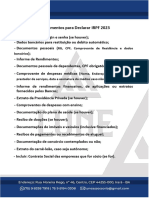 Documentação para Declarar Irpf 2023