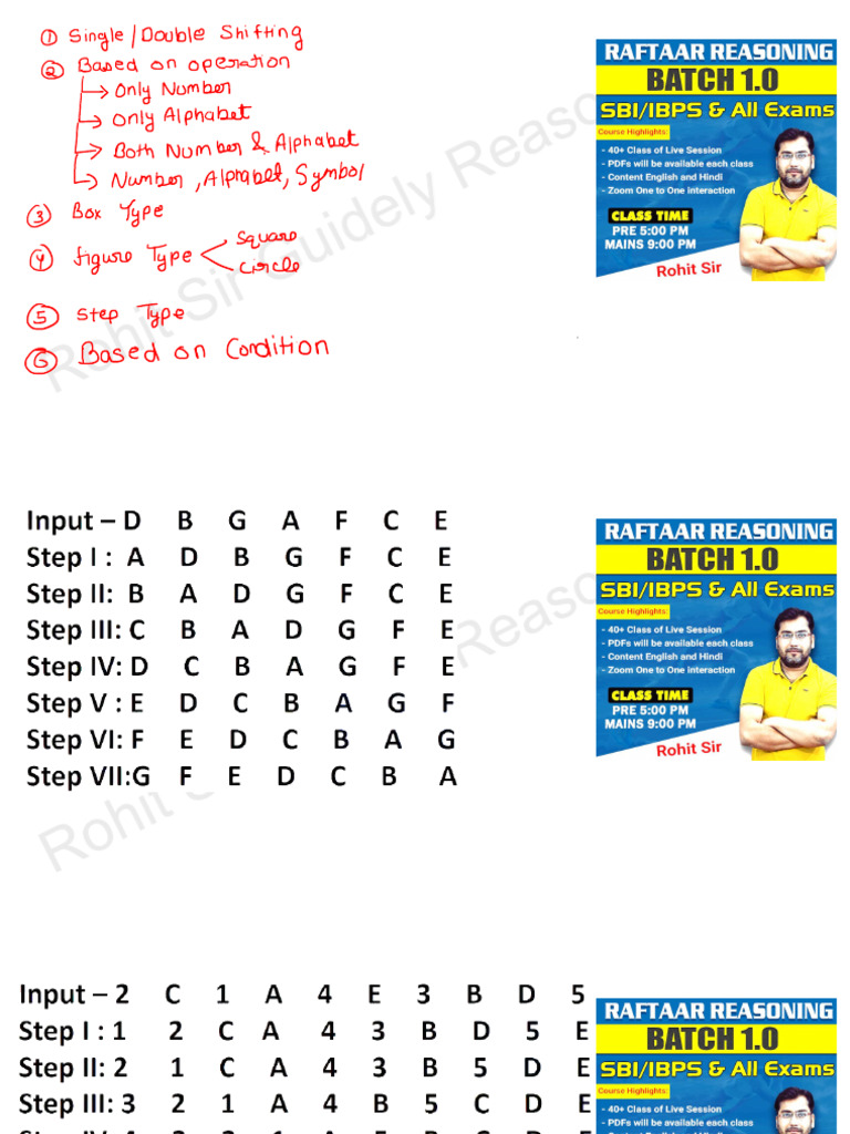 Word and Number Rearrangement Steps | PDF | Applied Mathematics