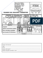 4°? Examen NEM Trimestre 2 2023-2024