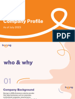 Borong Company Profile - MOSTI
