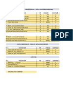 Lista de Materiales Lineas PBM