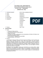 Plan de Trabajo Del Comité Directivo