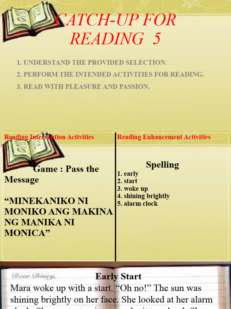 Week 5-Catch Up Reading | PDF | Self-Improvement