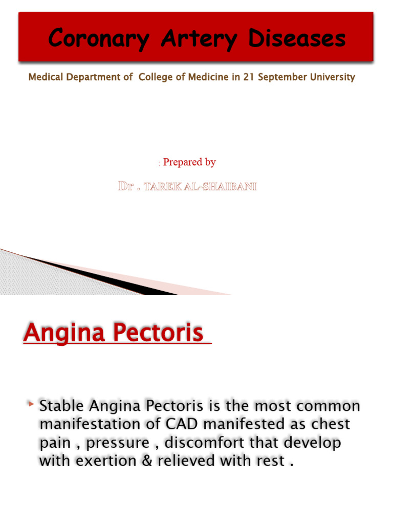 Understanding Angina Pectoris and Management | PDF | Myocardial ...