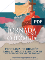 Programa de Oración - Elecciones Regionales en Colombia 2023