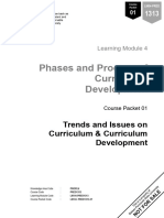 Module On Trends and Issues On Curriculum and Curriculum Development