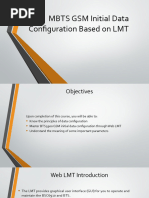 2G Site Initial Configuration (MML)