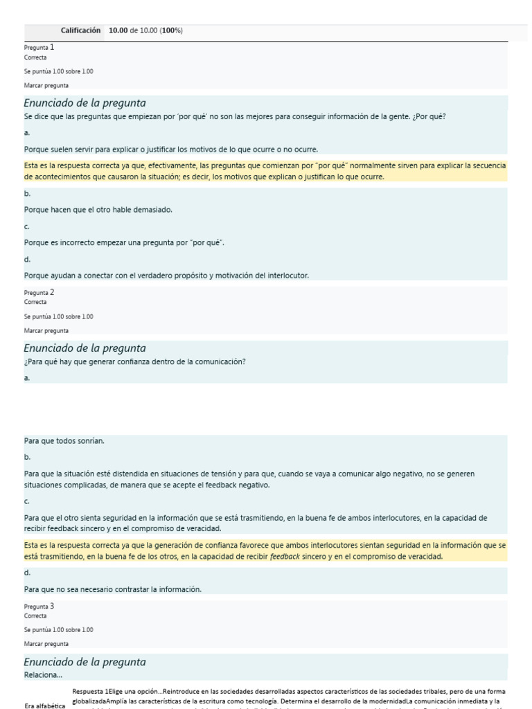 TEMA 3. TEST 3 - copia | PDF | Comunicación