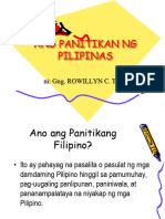 Anyo NG PANITIKAN