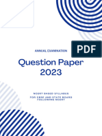 Question Paper 2023: Annual Examination