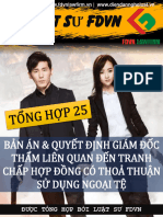 Tong Hop Ban An Co Lien Quan Den Tranh Chap Hop Dong Co Thoa Thuan Su Dung Ngoai Te - Hoan Thien