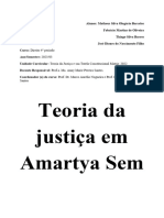 Teoria Da Justiça em Amartya Sem