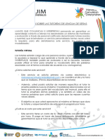 Información Sobre Las TUTORÍAS en Lengua de Señas