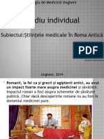 Ştiinţele Medicale În Roma Antică