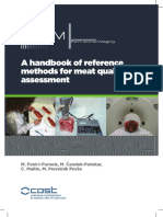 Handbook of Reference Methos For Meat Quality