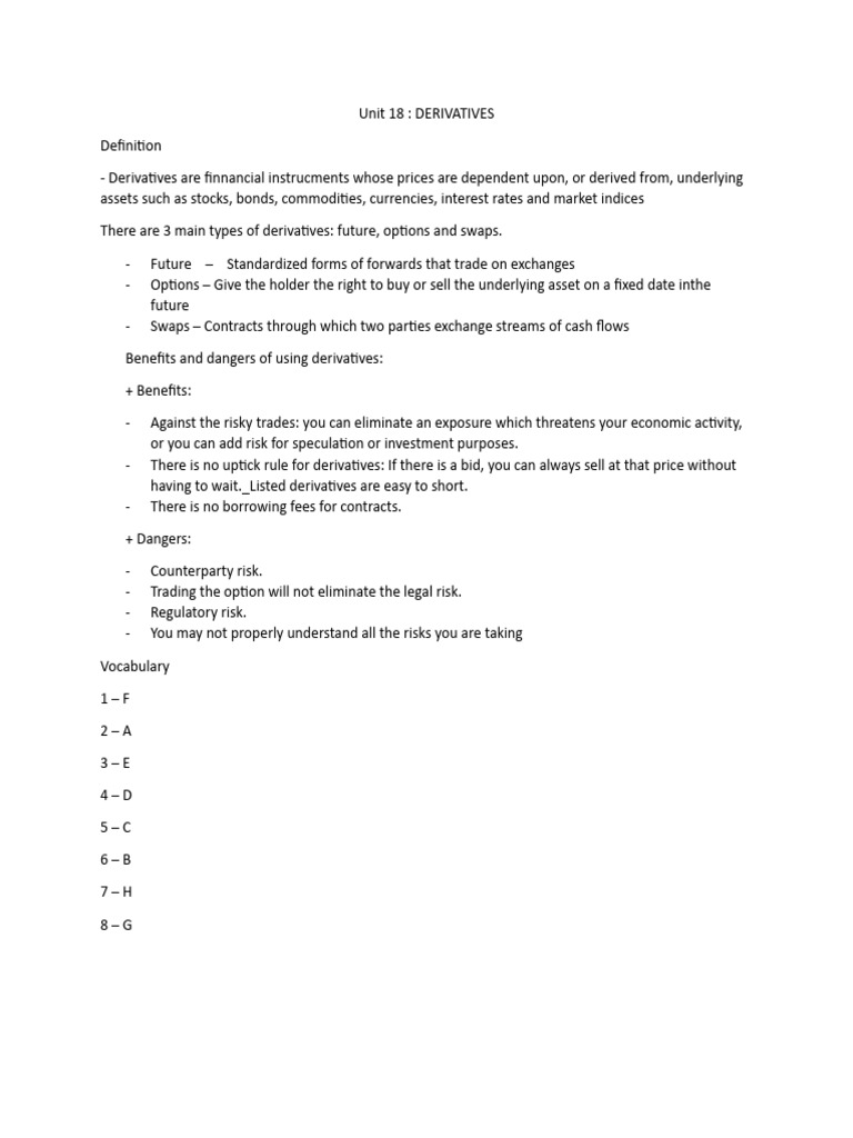 Unit 18: Understanding Derivatives | PDF