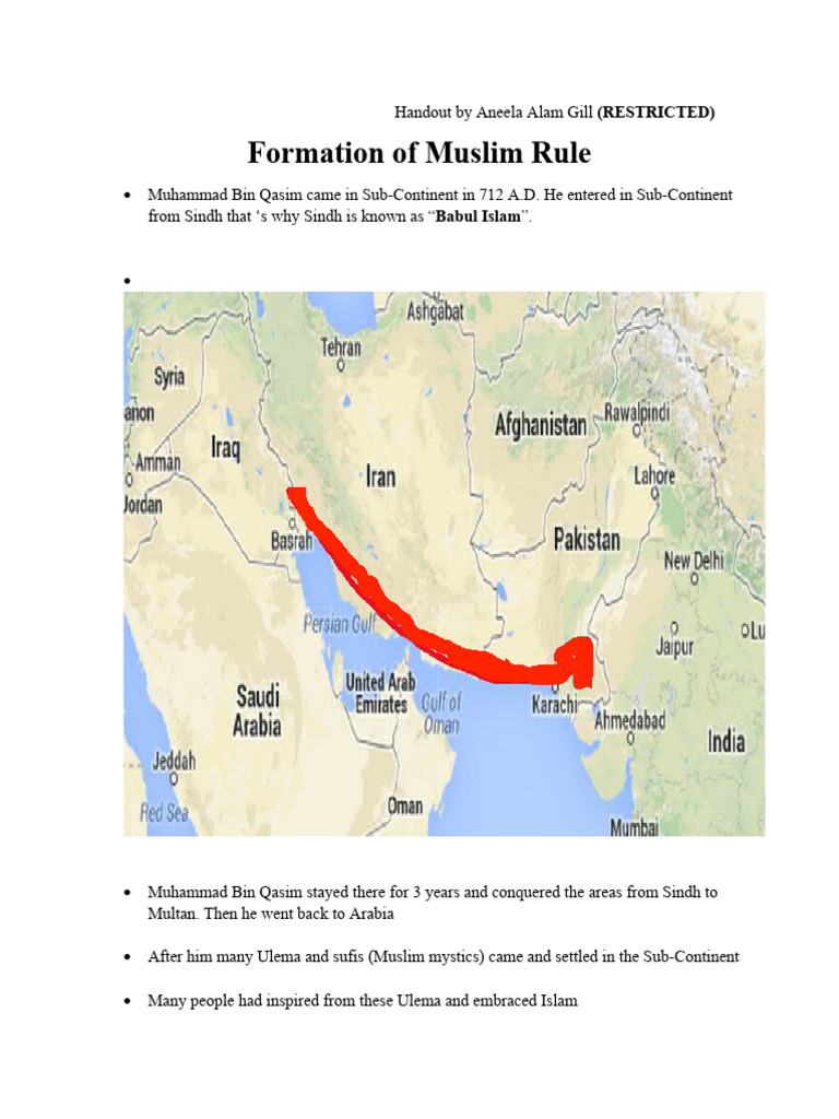 Explain The Formation Of Muslim League In 1906