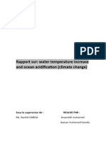 Water Temperature Increase Ocean Acidification (Climat Change)