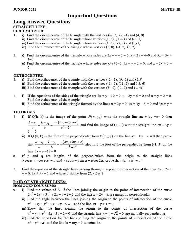 2023 24 Maths Ib Imp Pdf Line Geometry Tetrahedron