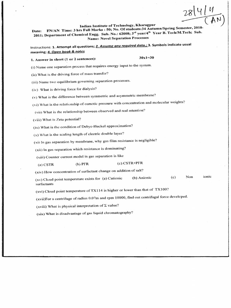 Novel Separation Process | PDF | Osmosis | Chromatography