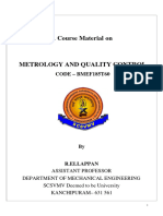 Metrology & Quality Control