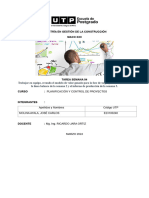 Tarea #04 - Planificacion y Control de Proyectos