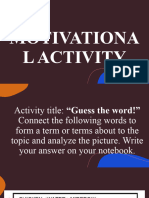 Motivationa L Activity