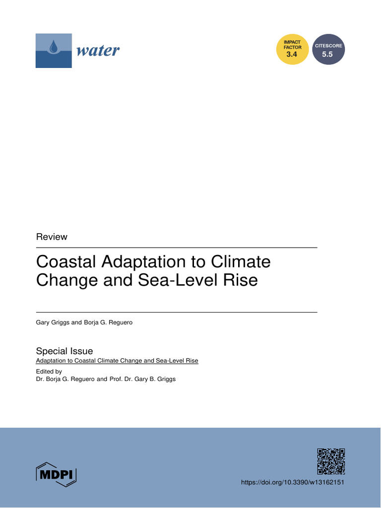 Coastal Adaptation To Climate Change And Sea Level Rise Pdf Sea