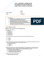 Soal PG, Menjodohkan, Esaay Am PPKN 2023 (Rev.)