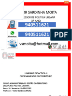 Ii Unidade Ordenamento Do Territorio e Planeamento Estudante 2022