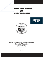 MBBS Booklet 2019