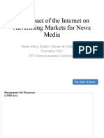 The Impact of The Internet On Advertising Markets For News Media