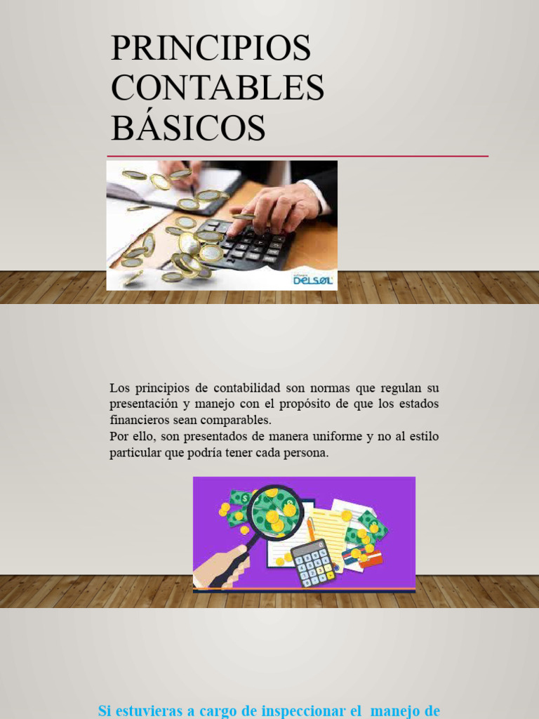 Principios Contables Básicos y Retenciones | PDF