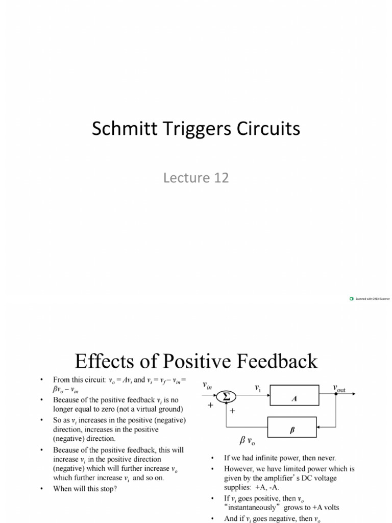 Schmitt Trigger (Unit-3) | PDF