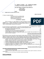 2006 - Romana - Etapa Judeteana - Subiecte - Clasa A VII-a - 0