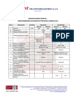 Especificaciones FRECUENCIA VARIABLE