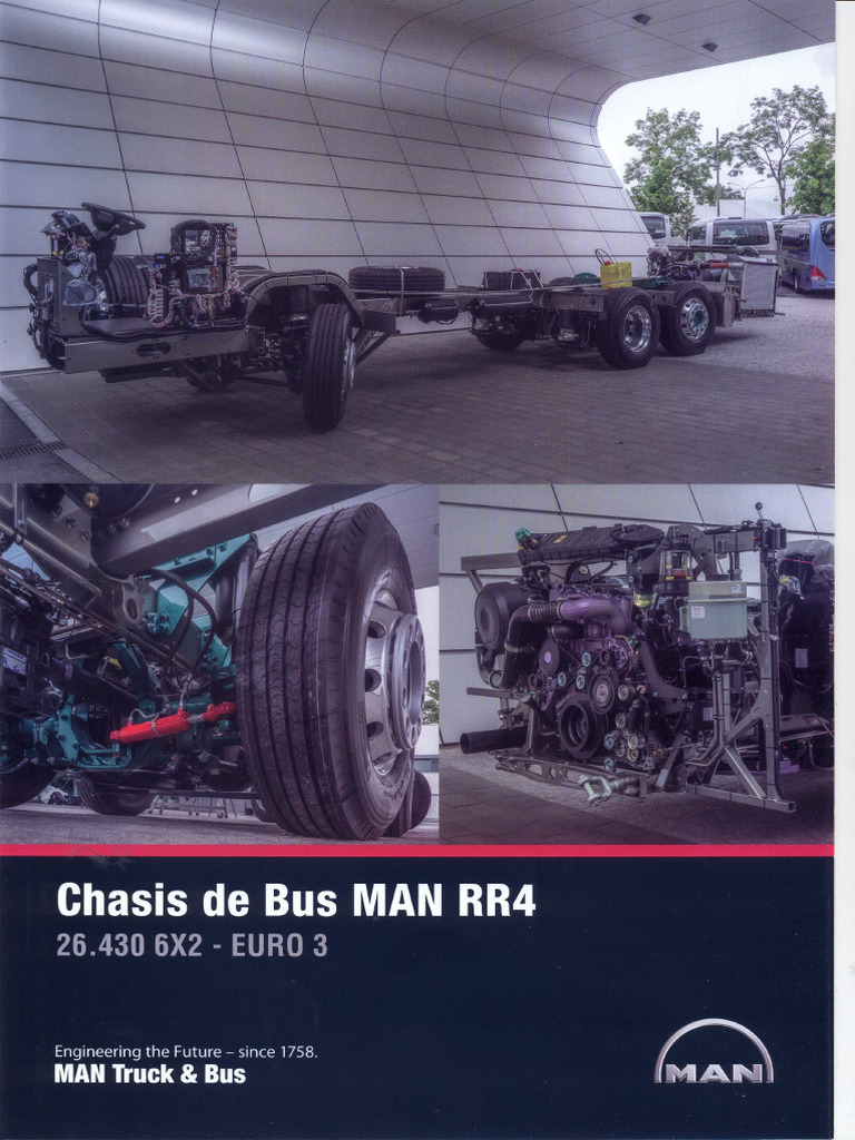 Ficha Tecnica Chasis Man 6X2 PDF | PDF