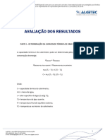 Fisica - Dinamica e Termodinamica - Calorimetria - Relatório - Unid 3 - Passei Direto