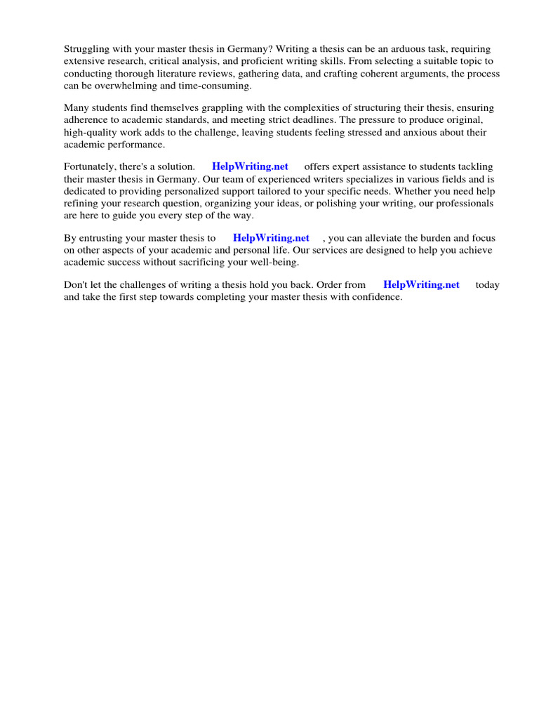 Abb Master Thesis Germany Pdf