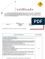 Certificado NR 10 Reciclagem Marcio