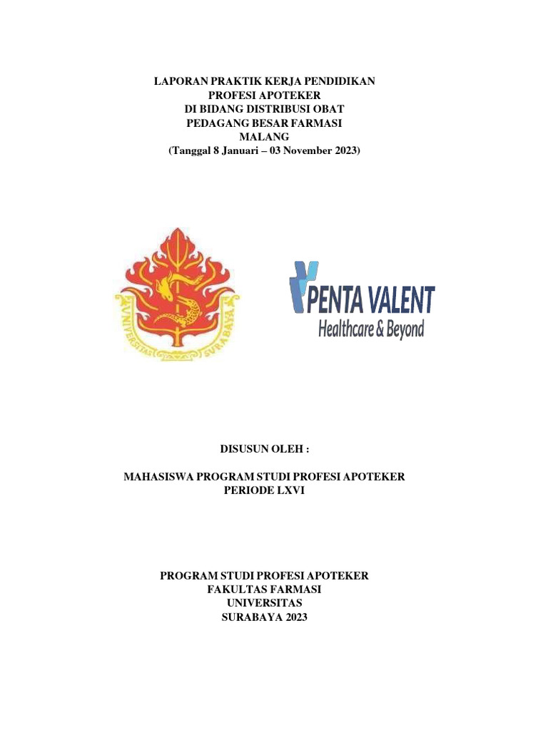 Laporan PBF | PDF