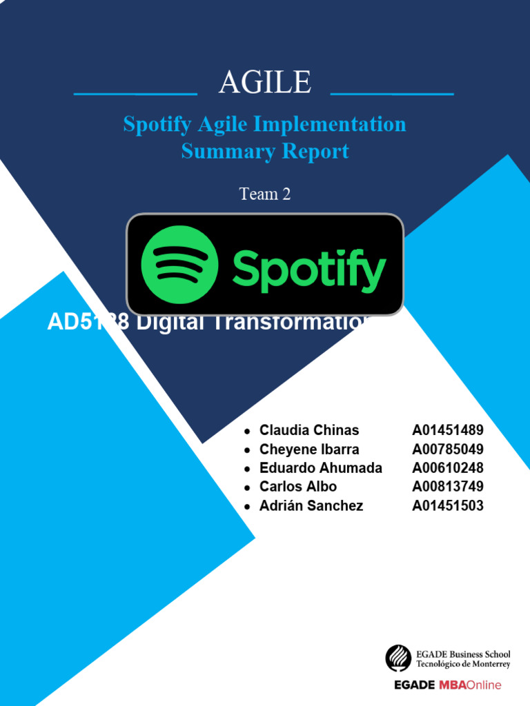 Agile Spotify - Team - Homework | PDF | Agile Software Development ...