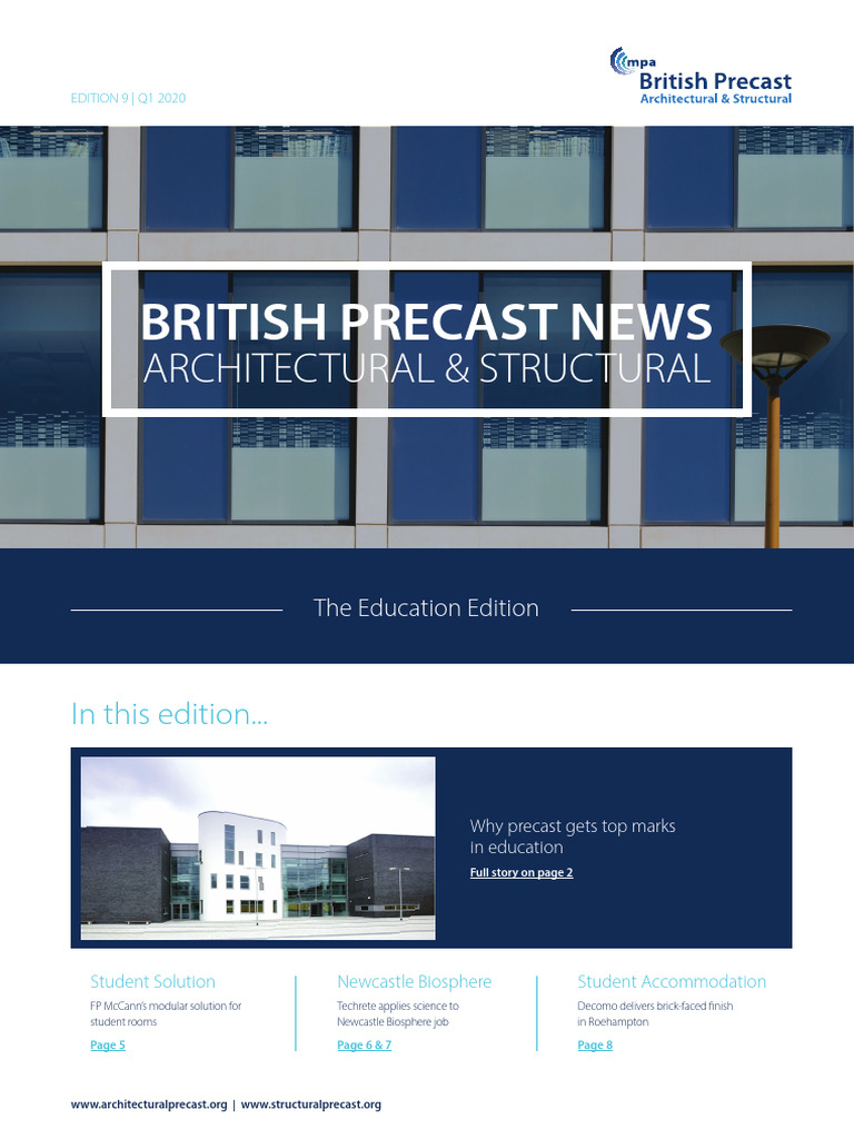 Precast Concrete Benefits in Education | PDF | Precast Concrete | Concrete