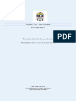 Actividad 2 - Tarea 1 - MAPA CONCEPTUAL PROCESOS PSICOLOGICOS