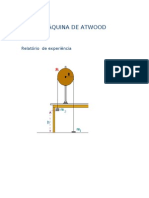 Movimento uniformemente acelerado na máquina de Atwood