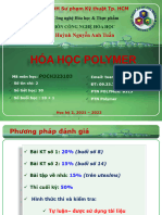 Giới thiệu chung môn học Hóa học Polymer