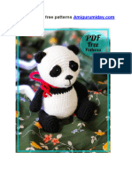 Crochet Panda Nastya Amigurumi Free PDF Pattern